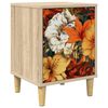 vidaXL Nachttisch GENNEP Sonoma-Eiche 36 x 33 x 50 cm Holzwerkstoff