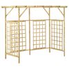 vidaXL Pergola für 3 Mülltonnen Kiefernholz Imprägniert