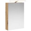 vidaXL Badezimmerspiegelschrank Kunsthandwerk Eiche 50 x 14,5 x 70 cm