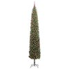 vidaXL Künstlicher Weihnachtsbaum mit 300 LEDs mit Ständer Grün 270 cm