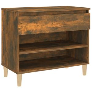vidaXL Schuhregal R&auml;uchereiche 70x36x60 cm Holzwerkstoff