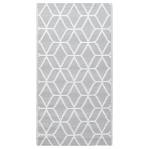 vidaXL Outdoor-Teppich ARAKIL Grau 80x150 cm PP