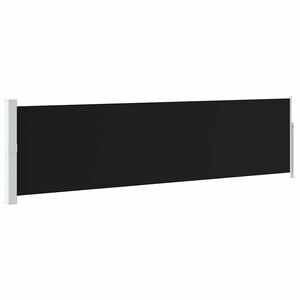 vidaXL Ausziehbare Seitenmarkise 140&times;500 cm Schwarz