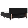 vidaXL Boxspringbett mit Matratze Schwarz 200 x 160 cm Samt