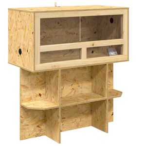 vidaXL Terrarium Braun 80 x 40 x 90 cm OSB