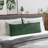 vidaXL Sofakissen 2 Stück Dunkelgrün 120 x 40 cm Cordstoff