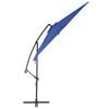 vidaXL Ampelschirm mit Aluminium-Mast 300 cm Blau