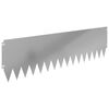 vidaXL Raseneinfassung 10 pcs 103 x 30 cm Stahl Silber