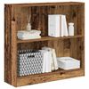 vidaXL B&uuml;cherregal Altholz-Optik 80x24x76cm Holzwerkstoff