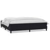 vidaXL Boxspringbett mit Matratze Schwarz 180x210 cm Samt