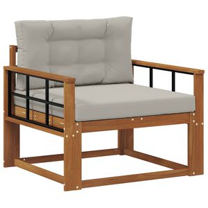 vidaXL Outdoor Mittelsofa Massivholz Akazie Natur