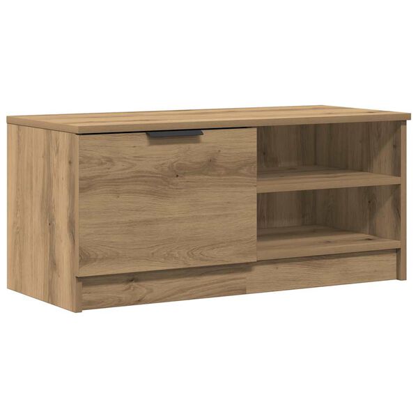 vidaXL TV-Schr&auml;nke 2 Stk. Artisan-Eiche 80x35x36,5cm Holzwerkstoff