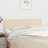 vidaXL Kopfteile Creme 144x5x78/88 cm Stoff