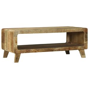 vidaXL Couchtisch Braun 90 x 50 x 35 cm Massivholz Mango