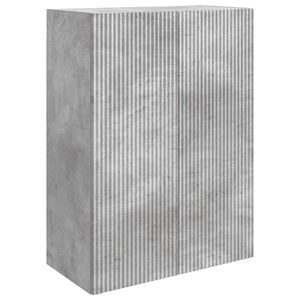 vidaXL Wandschrank 66 x 34,5 x 90 cm Holzwerkstoff Betongrau