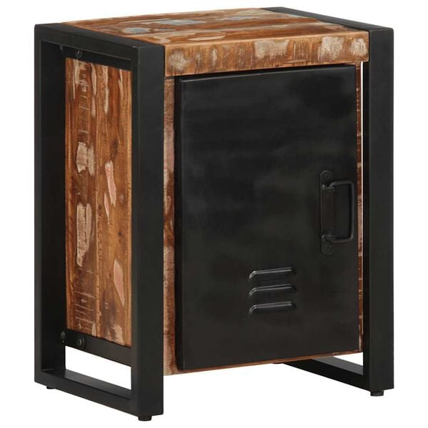 vidaXL Nachttisch Mehrfarbig 40x30x51 cm Altholz Massiv