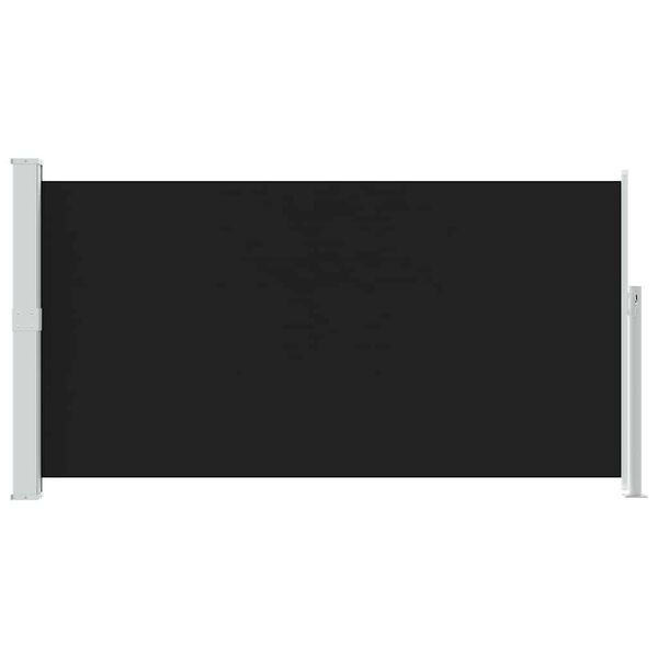 vidaXL Seitenmarkise 160x300 cm Schwarz