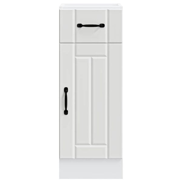 vidaXL K&uuml;chen-Unterschrank Lucca Wei&szlig; Holzwerkstoff