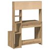 vidaXL Schreibtisch mit Regal Artisan-Eiche 100x45x140cm Holzwerkstoff