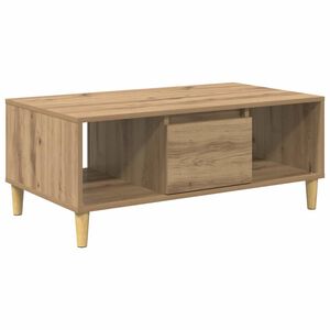 vidaXL Couchtisch Artisan-Eiche 90 x 50 x 26,5 cm Holzwerkstoff