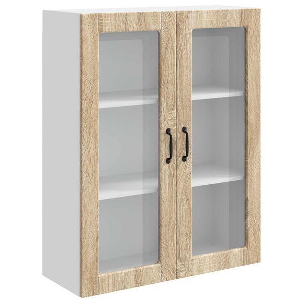 vidaXL K&uuml;chenschrank mit Speicher Kalmar Sonoma-Eiche 80 x 31 x 100 cm