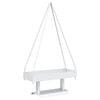 vidaXL Metall Weihnachtsbaum KUOPIO 60 cm Stahl Wei&szlig;