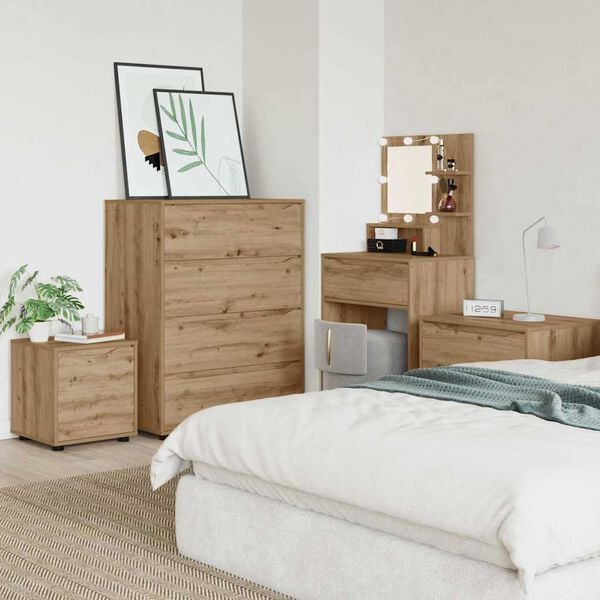 vidaXL Badezimmerschrank Artisan-Eiche 40,5 x 40 x 44 cm Holzwerkstoff