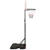 vidaXL Basketballst&auml;nder Wei&szlig; 216-250 cm Polyethylen
