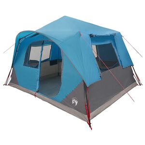vidaXL Sofort Zelt Blau 365 x 380 x 200 cm Polyester und Stahl