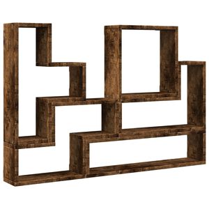 vidaXL Wandregal R&auml;uchereiche 96x12x64 cm Holzwerkstoff