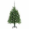 vidaXL K&uuml;nstlicher Weihnachtsbaum mit Beleuchtung & Kugeln 120 cm Gr&uuml;n