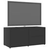 vidaXL TV-Schrank Grau 80x34x36 cm Holzwerkstoff