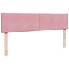 vidaXL Ottoman-Bett mit Matratzen & LEDs Rosa 200x200 cm Samt