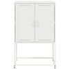 vidaXL Highboard Wei&szlig; 68,5x38,5x107 cm Stahl