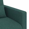 vidaXL Sofa 2 pcs Dunkelgr&uuml;n 198 x 78 x 80 cm Stoff
