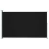 vidaXL Seitenmarkise Ausziehbar 180x314 cm Schwarz