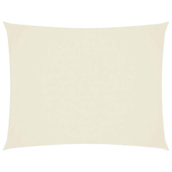 vidaXL Sonnensegel Oxford-Gewebe Rechteckig 2x3 m Creme