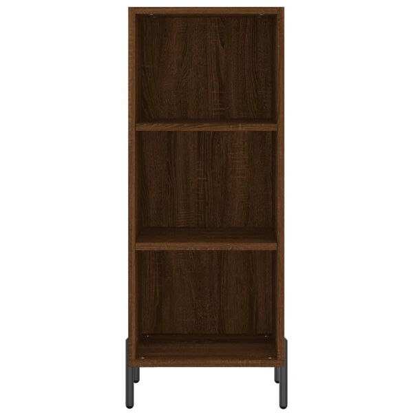 vidaXL Sideboard Braun Eichen-Optik 34,5x32,5x90 cm Holzwerkstoff