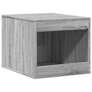 vidaXL Katzenklo Grau Sonoma 47x59x42 cm Holzwerkstoff