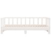 vidaXL Tagesbett Ausziehbar Weiß 80x200 cm Massivholz Kiefer