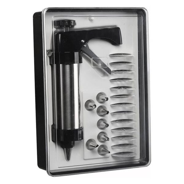 HI Geb&auml;ckpresse mit 8 D&uuml;sen und 13 Formscheiben