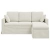 vidaXL Sofa Creme Gesamtabmessungen: 178 x 134 x 80 cm (B x T x H)