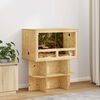 vidaXL Terrarium Braun 80 x 50 x 50 cm OSB