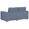 vidaXL Zweisitzer-Sofa Blau 160x77x82 cm Cordstoff