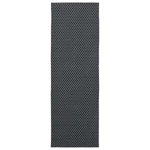 vidaXL Teppichl&auml;ufer ORIZ 1150 gsm Schwarzes Netzmuster