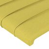 vidaXL LED Kopfteil Gr&uuml;n 183x16x118/128 cm Stoff