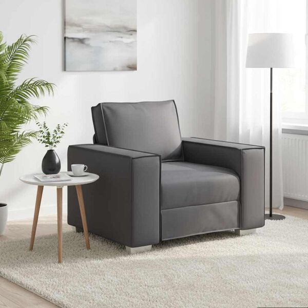 vidaXL Sofa Grau 99 x 78 x 84 cm Stoff