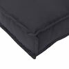 vidaXL Kissen Schwarz 110 x 40 x 8 cm Oxford-Stoff