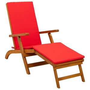 vidaXL Liegestuhl zum Verstellen und Klappen 55 x 146 x 91 cm