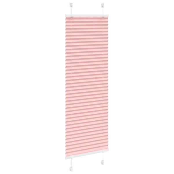 vidaXL Plissee Rosa 45x100 cm Stoffbreite 44,4 cm Polyester
